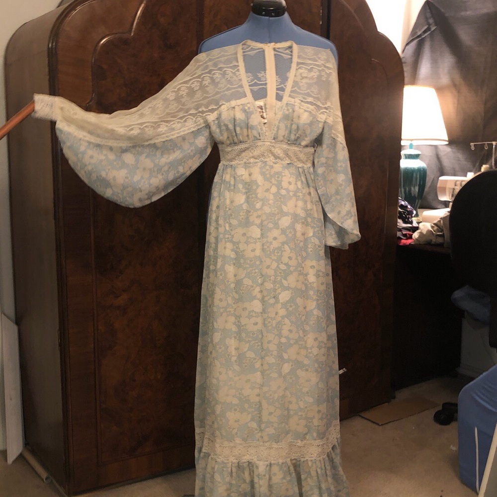 1970's Vintage Gunne Sax Angel Wing by Jessica